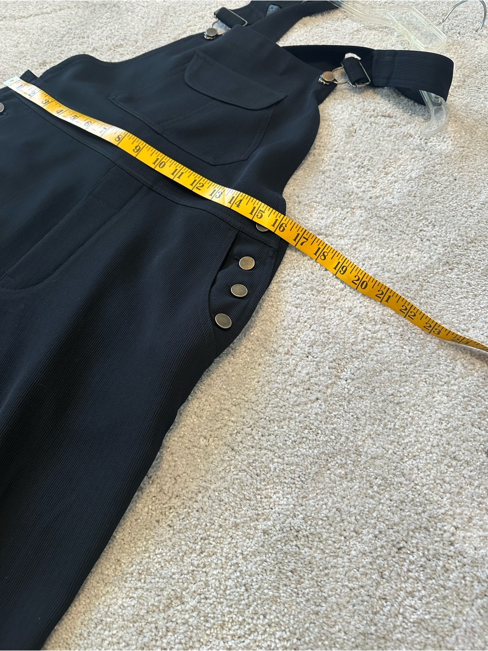 Black Overalls Jumpsuit Size S - Picture 6 of 9